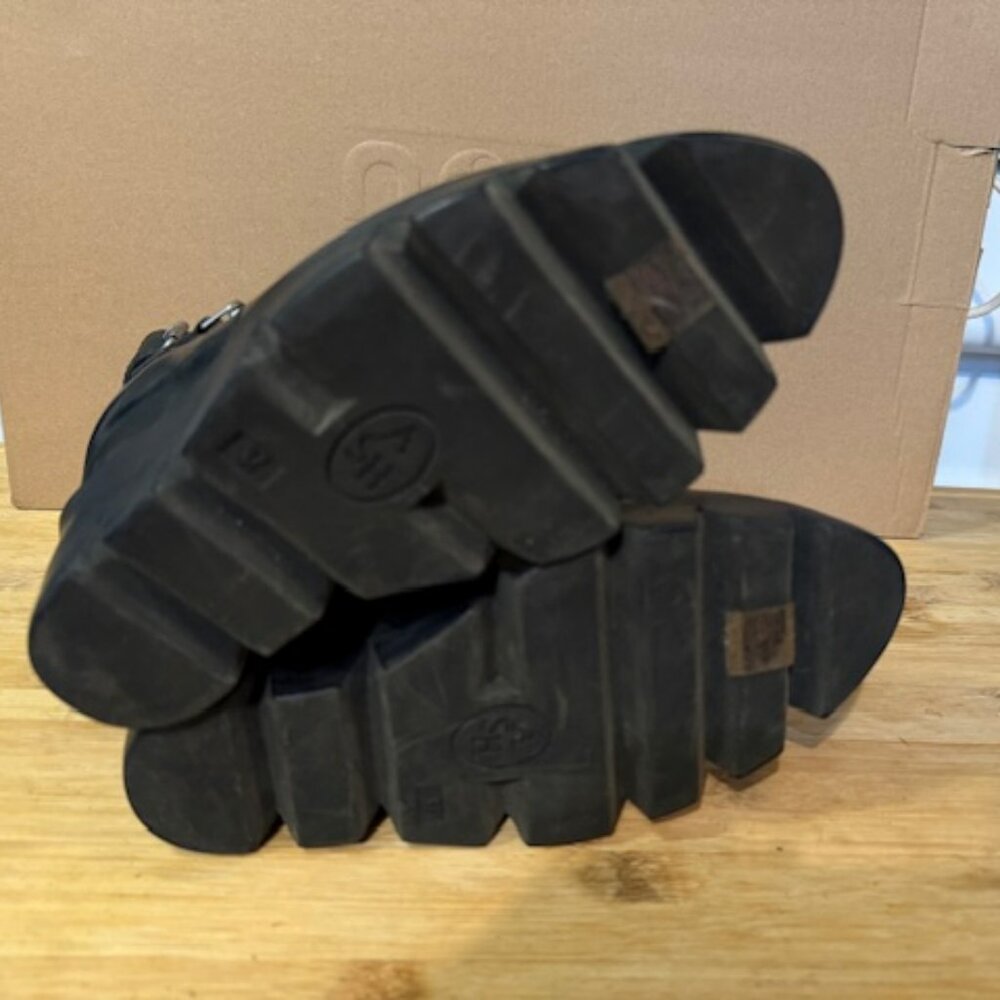 Ash Ricky Lug Sole leather Platform Wedge Booties - Size EU37 - NWOT - Picture 15 of 16